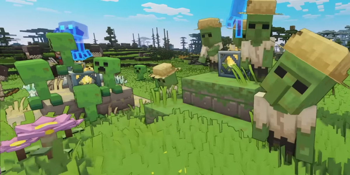 Minecraf Legends Zombies and Creepers